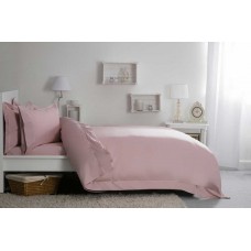 Belledorm 400 Thread Count Sateen Egyptian Cotton Flat Sheets in Blush